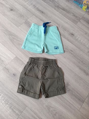 Lot de 2 short 6 mois