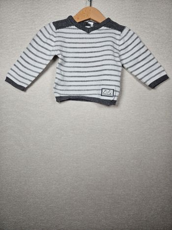 Pull en maille kiabi 3 mois 56-62cm 