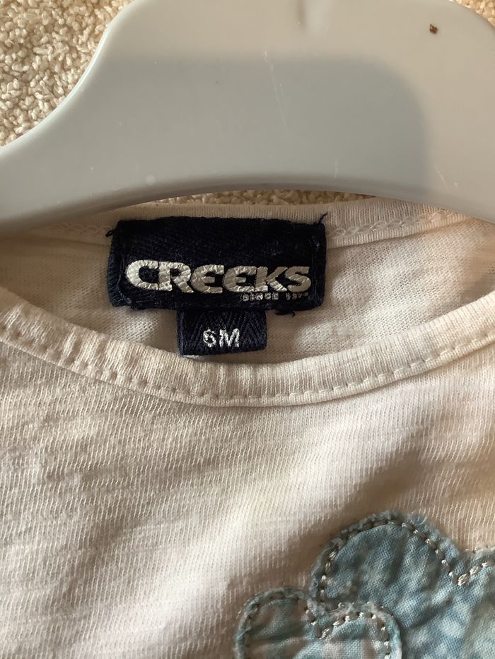 T-shirt manches longues Creeks taille 6 mois - photo numéro 3