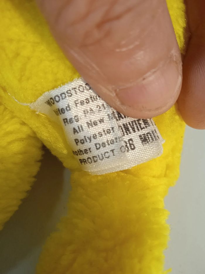 peluche vintage '' woodstocs '' ceji - photo numéro 3