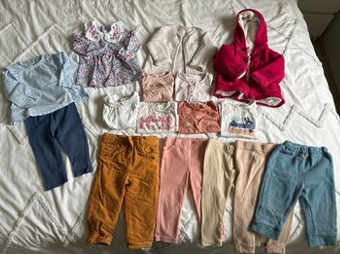 Lot fille hiver 12 mois