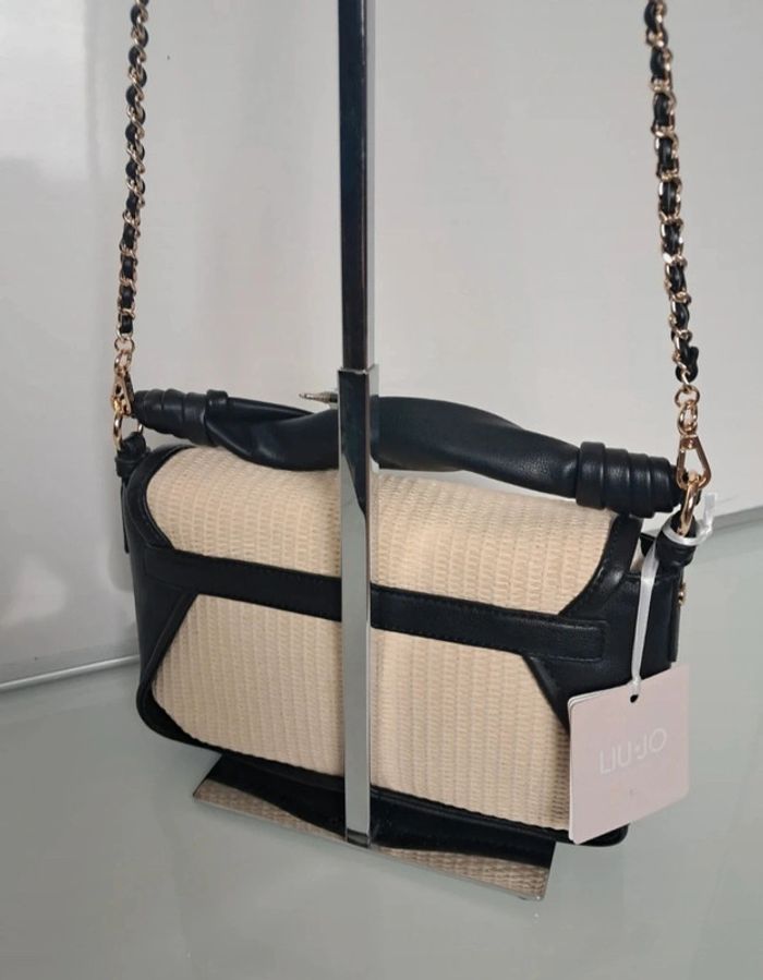 Liu Jo sac à main bandoulière été beige rafia neuf - photo numéro 10