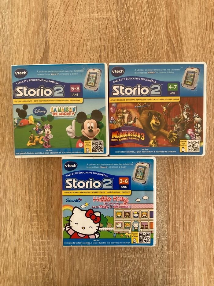 Lot jeux storio 2