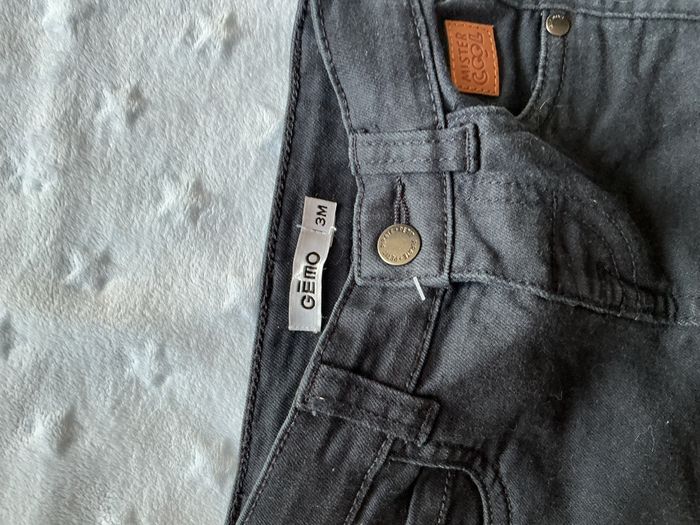 jean bleu marine taille réglable 3 mois gémo - photo numéro 7