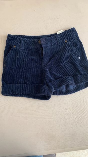 Short velour bleu marine Pimkie