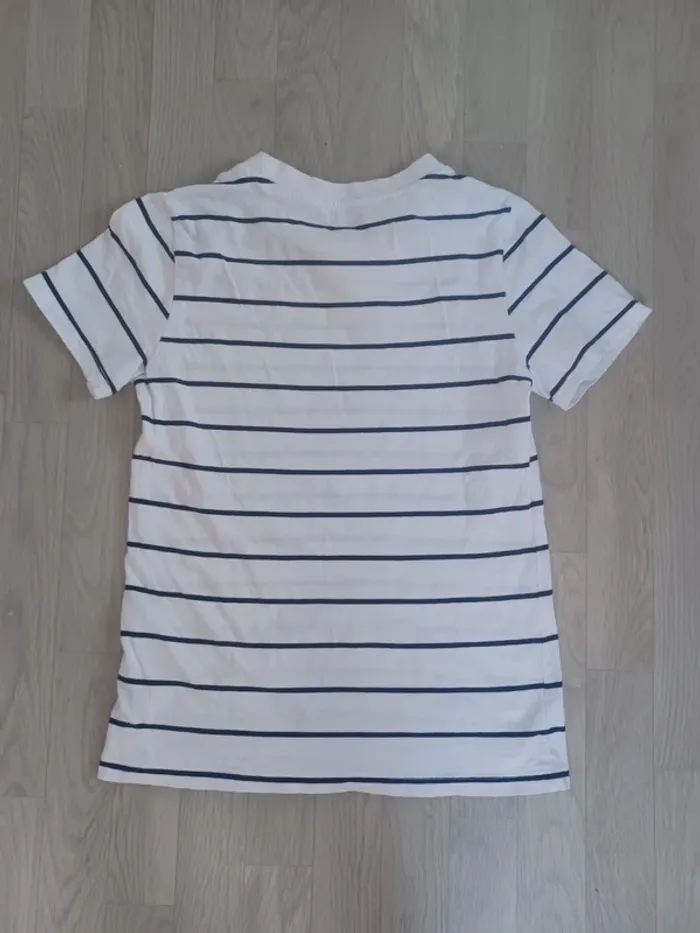 Lot de 2 T-shirt rayé primark en coton taille xs - photo numéro 3
