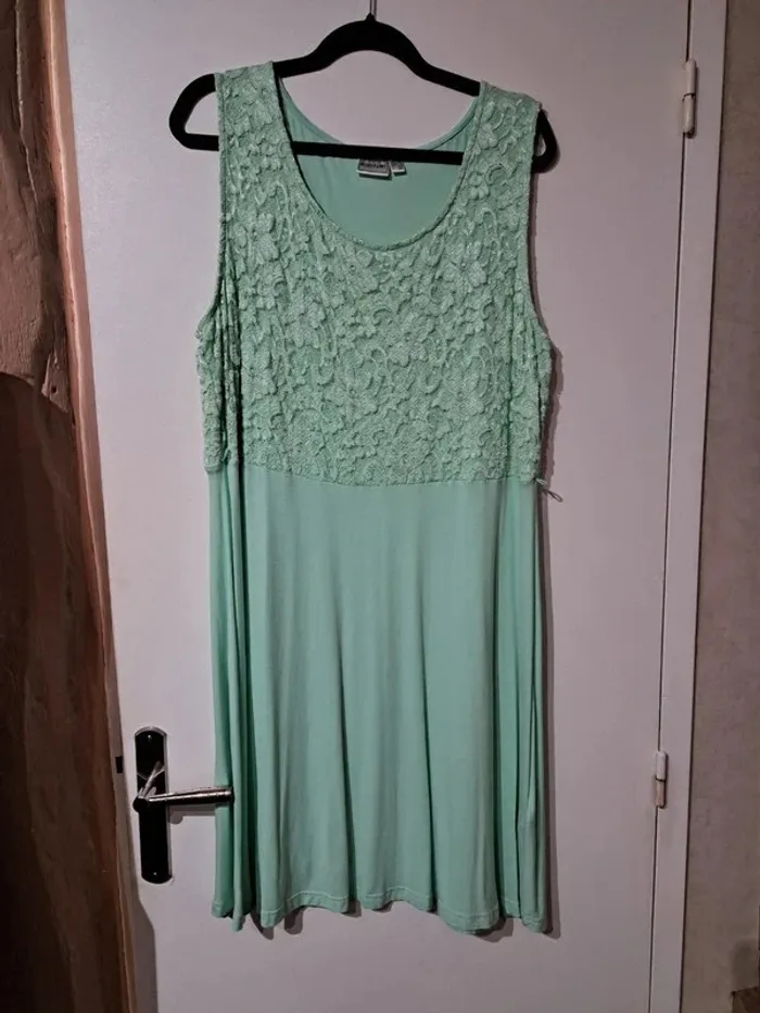 Robe vert menthe