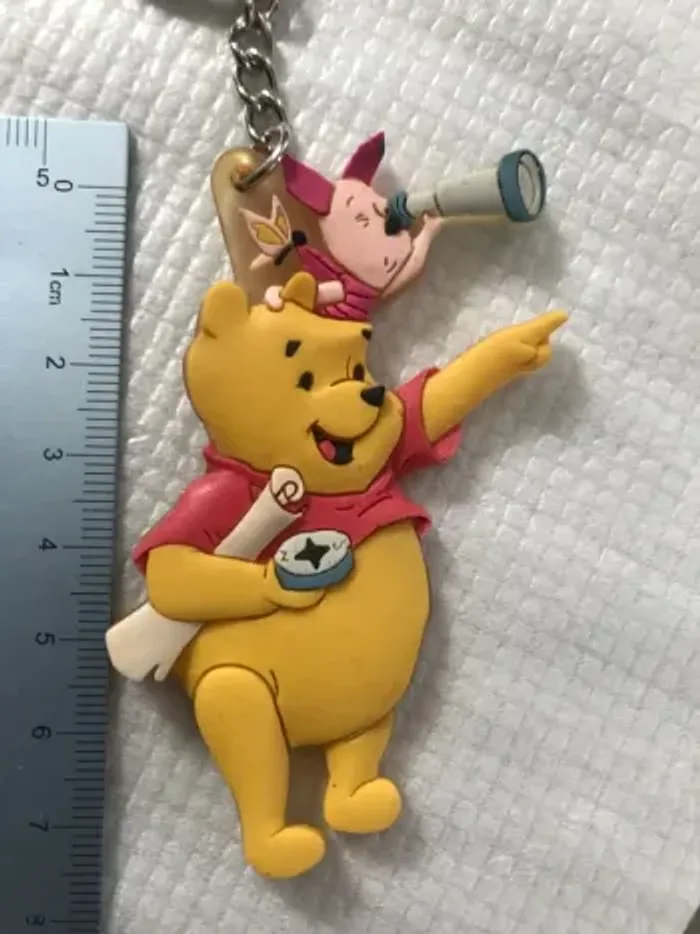 porte clé souple winnie l’ourson et porcinet - photo numéro 2