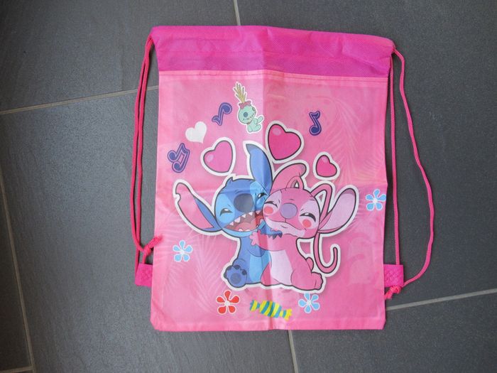 Sac à dos rose Stitch & Angel neuf
