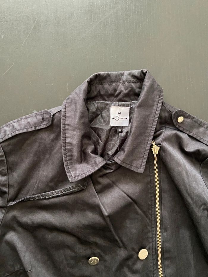 Magnifique trench noir Mosquitos / Taille 42 - photo numéro 7