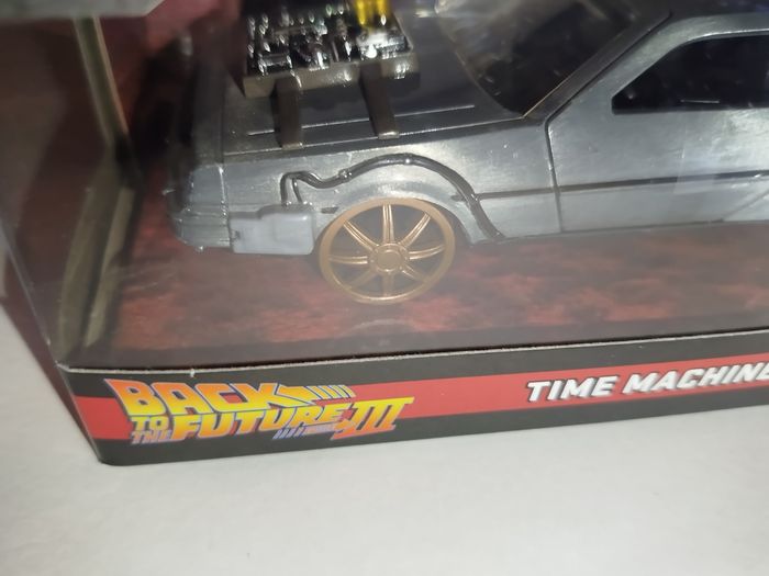 Jada Toy DeLorean Time Machine Rail Version Retour Vers le Future III - photo numéro 6