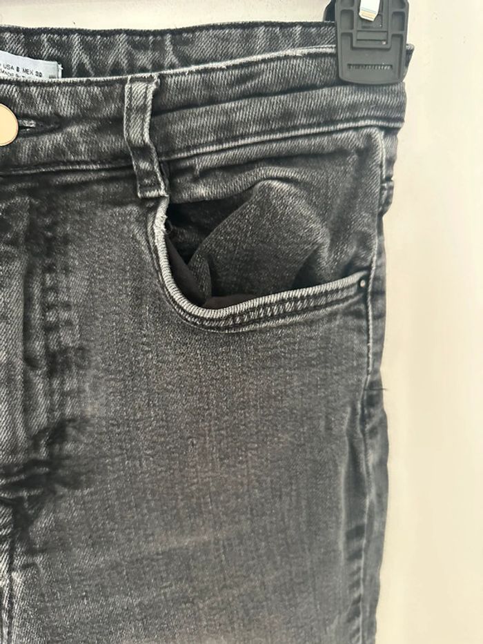 Jeans Zara, coupe droite, sept huitième - photo numéro 5