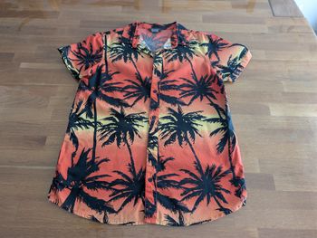 Chemisette palmier garçon 12-13 ans 158 cm Primark 