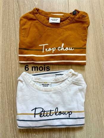 Lot t shirt manche longue