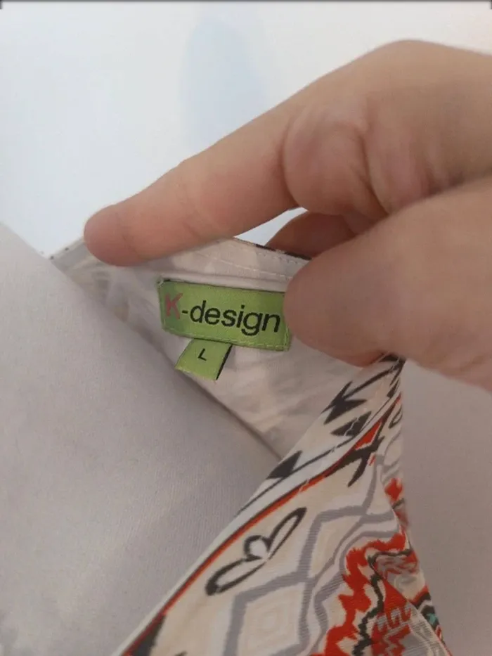 🌺 Robe K Design ethnique colorée – Taille L - photo numéro 5