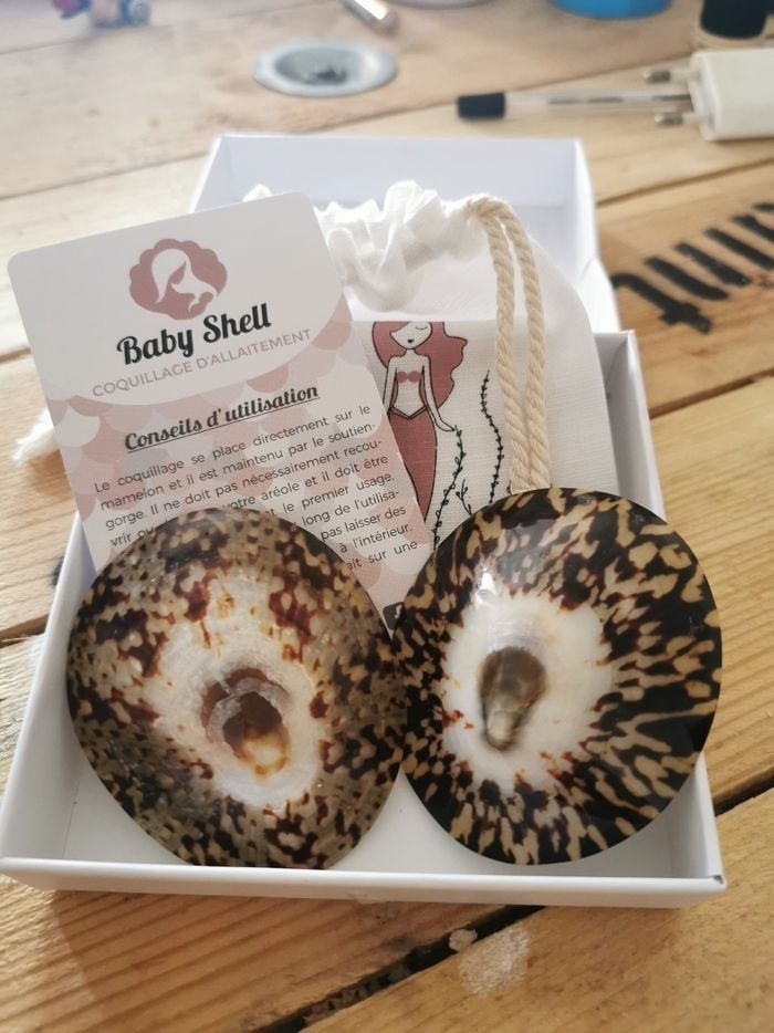 Coquillage d'allaitement taille L