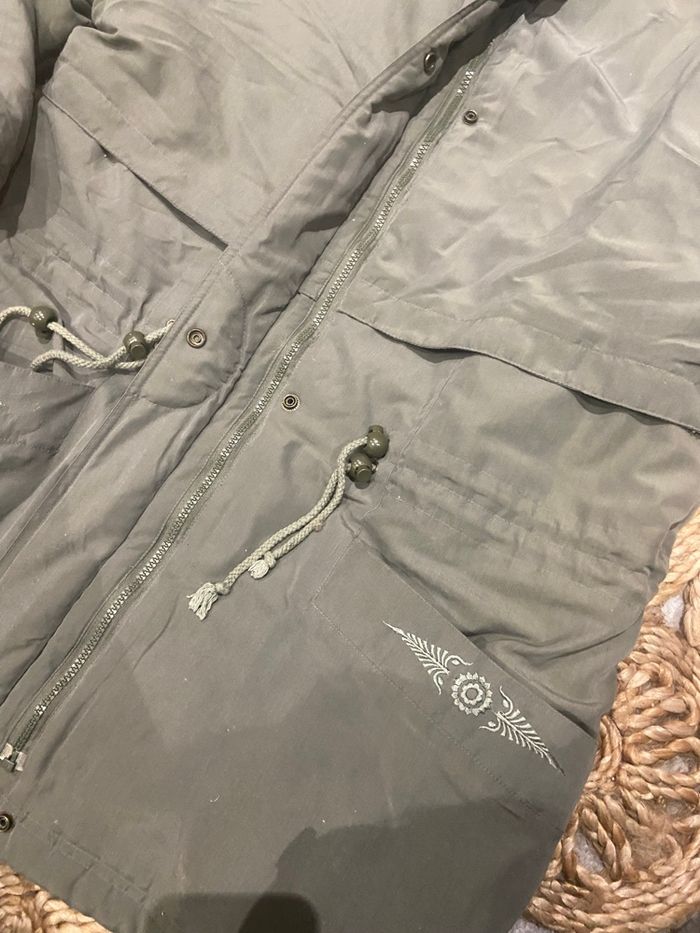 Manteau parkas doudoune vintage kaki taille 46/48 - photo numéro 8