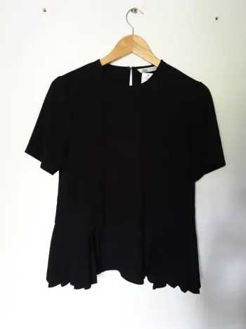 Blouse élégante inspiration péplum A1193