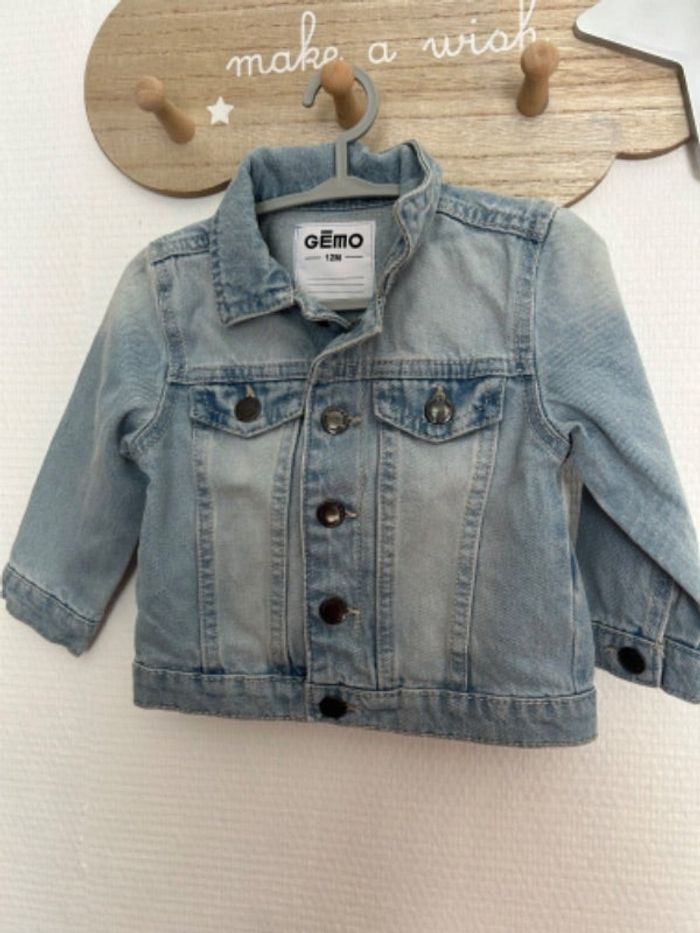 Veste en jean bébé garçon taille 12 mois