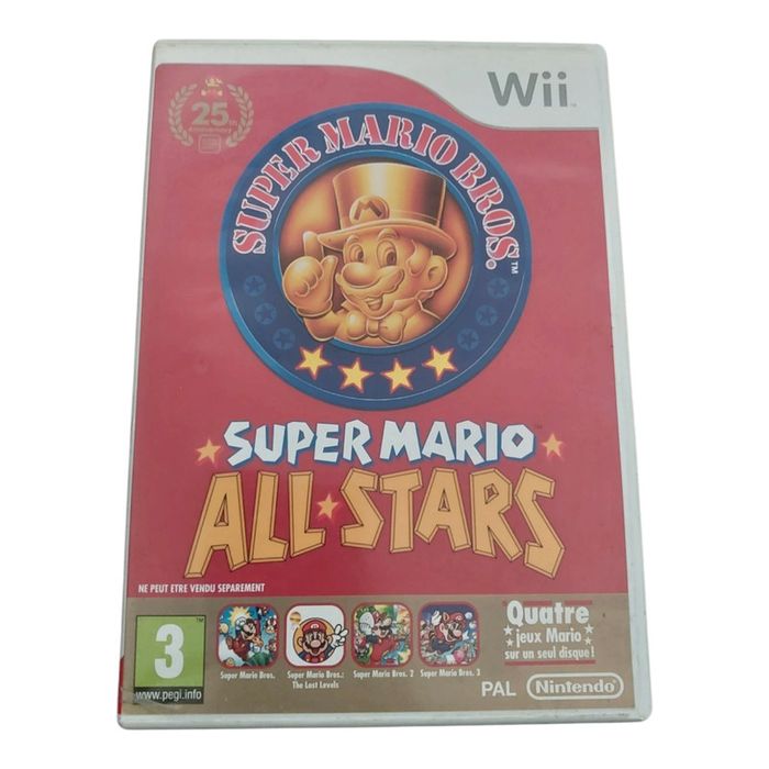 Jeu Super Mario All-Stars sur Wii
