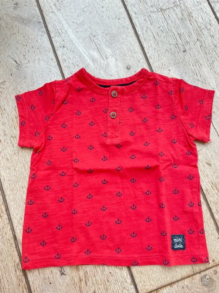Lot teeshirt 9 mois - photo numéro 3