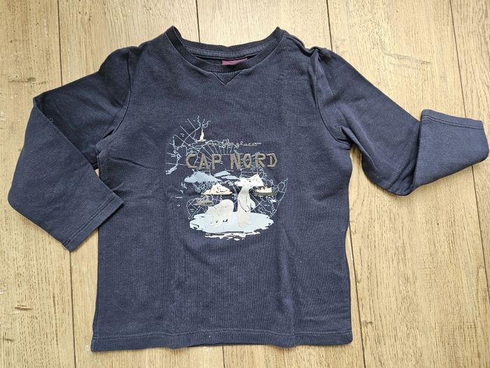 T.shirt manches longues bleu marine Sergent Major 3 ans