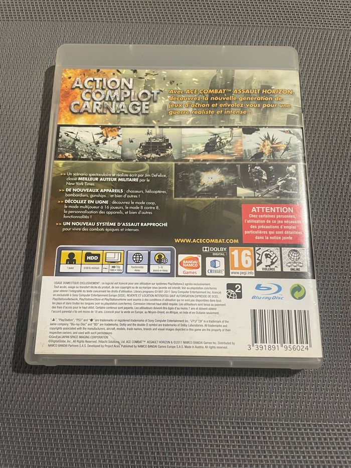 Ace Combat Assault Horizon Jeu PS3 FR - photo numéro 3