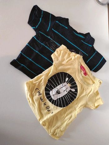 Lot t-shirt 6 mois