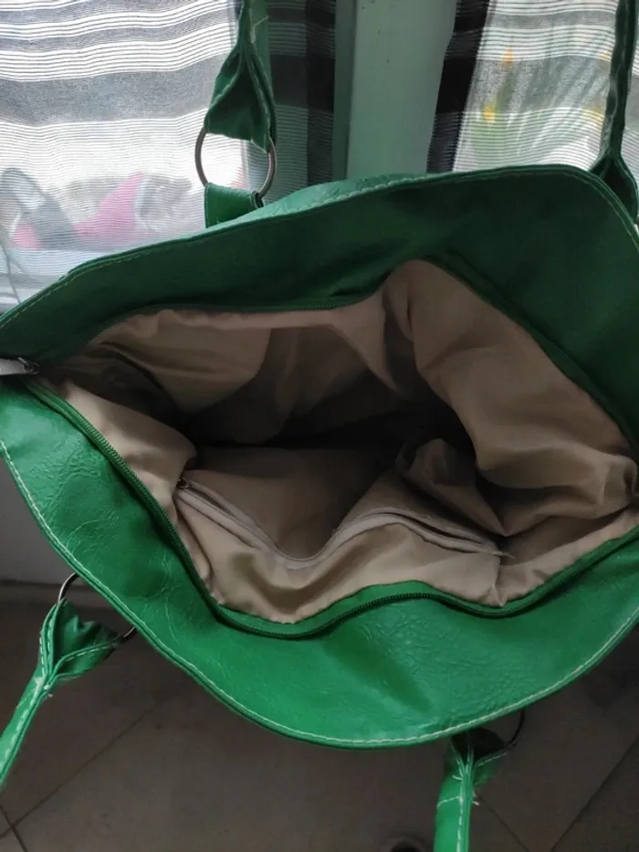 Sac vintage vert - photo numéro 3