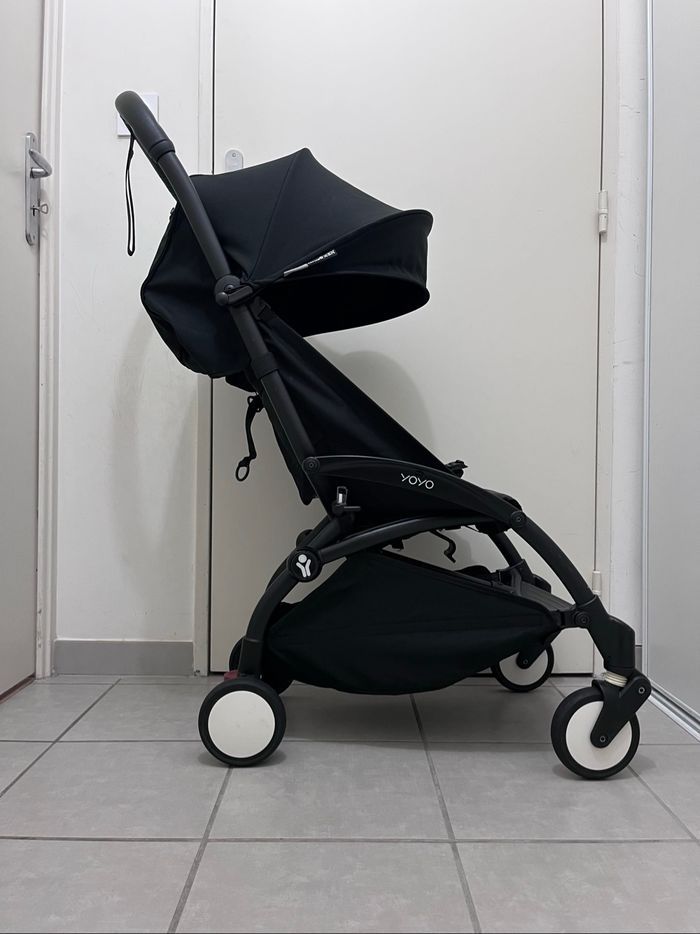 Poussette YOYO 2  avec nacelle toffee et pack 6+ noir - photo numéro 3