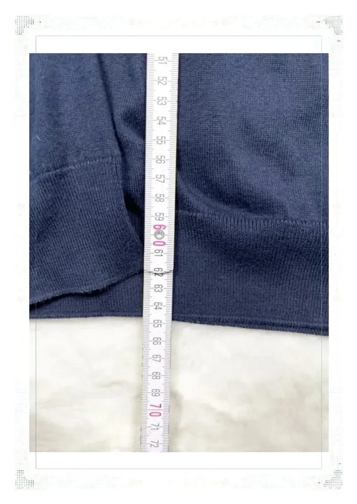 Ralph Lauren pull ras de cou bleu marine homme taille S slim fit 100% pima coton - photo numéro 13
