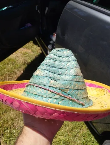 Chapeau de paille 16.5 cm