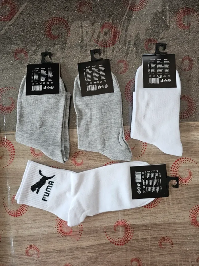 Lot de 4 Paire de Chaussette Puma - photo numéro 2