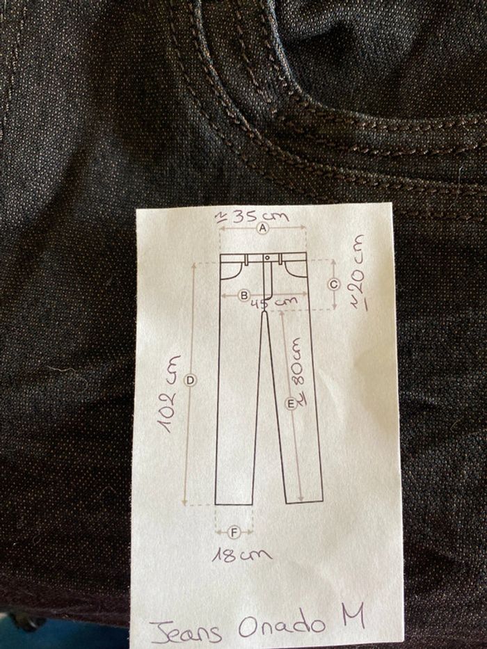 Pantalon jeans Onado Taille M - photo numéro 5