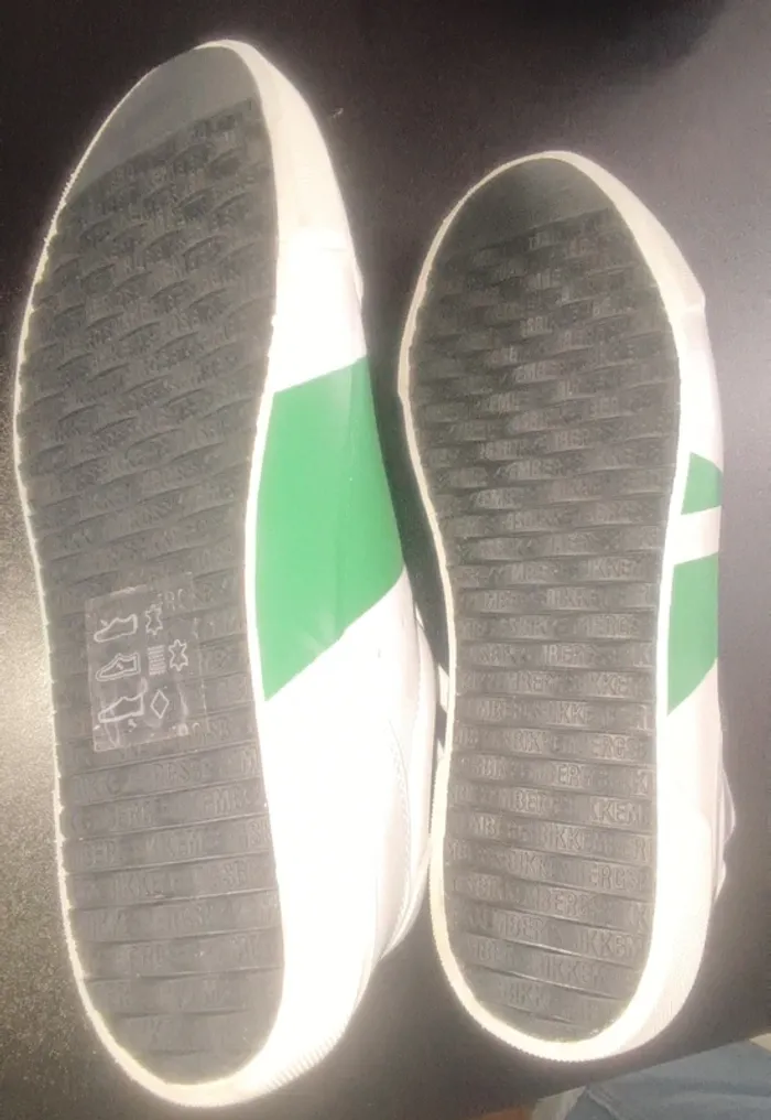 Sneakers cuir blanc/vert Bikkembergs - photo numéro 8