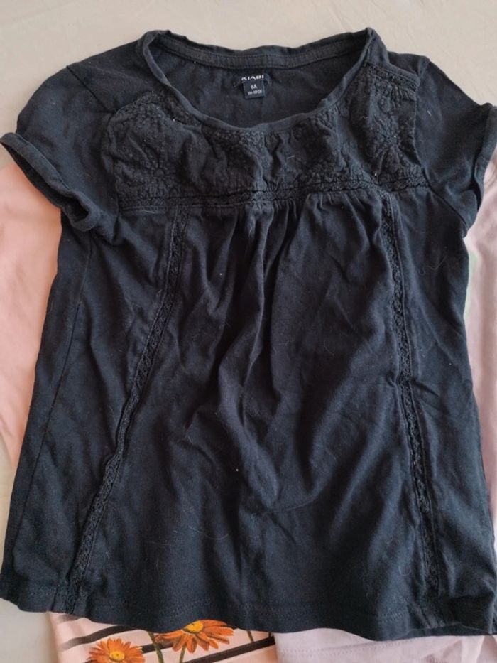 Lot 4 t-shirts chat lapin - photo numéro 6