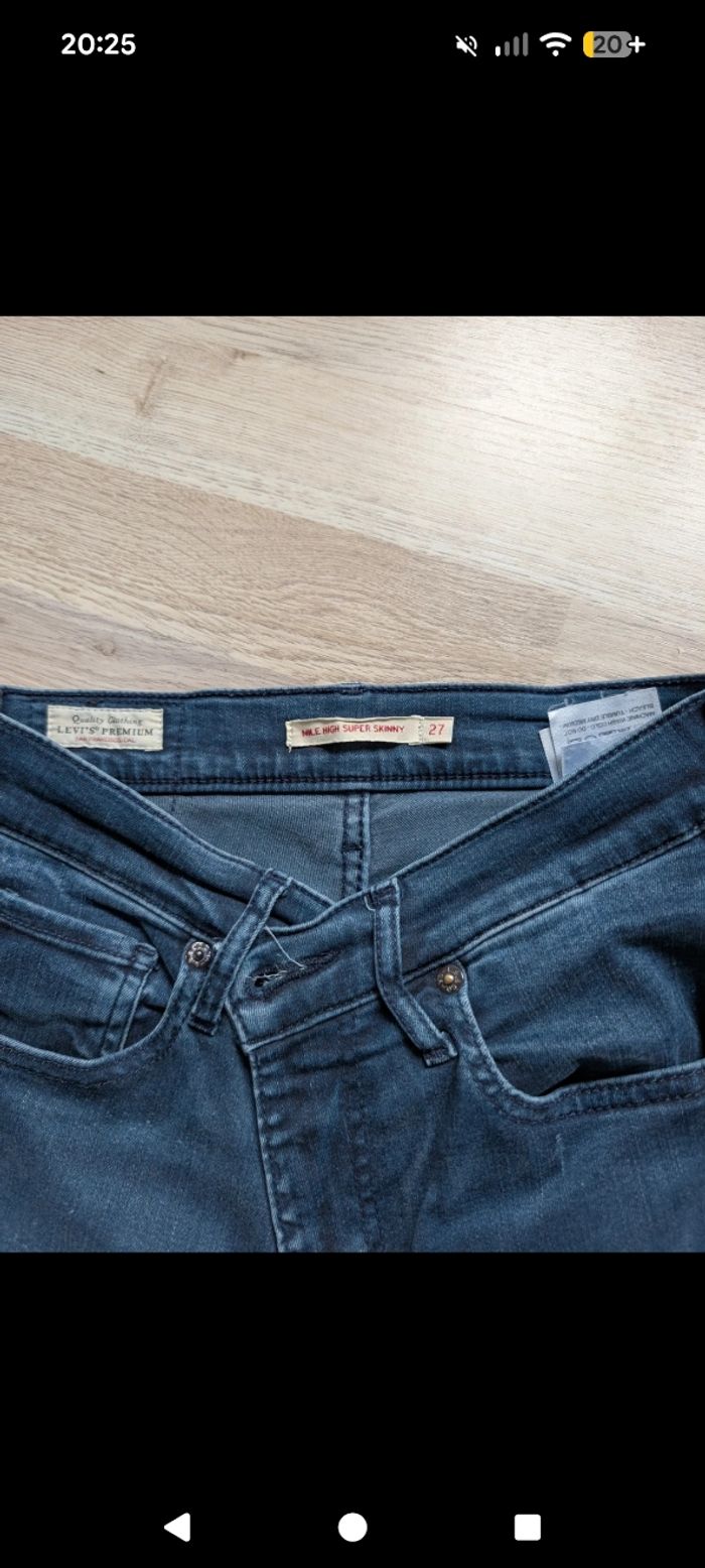 Jeans super skinny taille haute Levi's - photo numéro 2