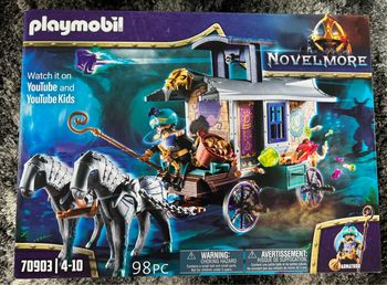Playmobil 70903 Violet Vale - Marchand et Chariot - Novelmore- Novelmore- Chevalier Aventure