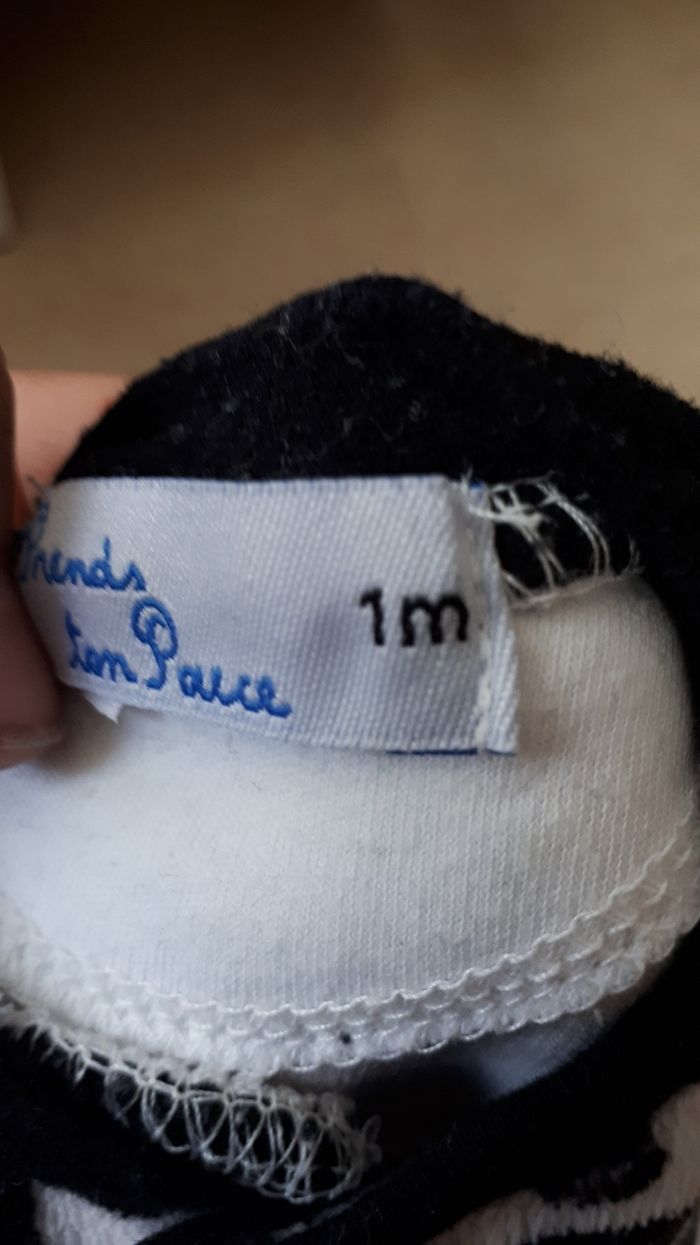 Grenouillère + bonnet 1 mois - photo numéro 2