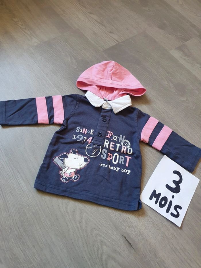 Maillot t-shirt polo 3mois