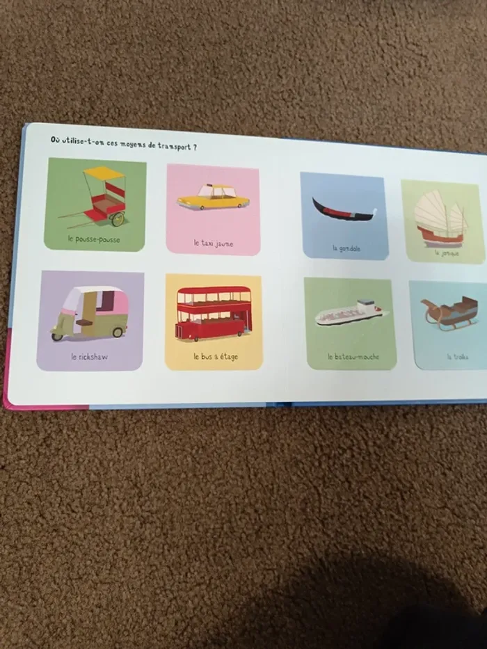 Livre volets devinettes comment voyages-tu? NEUF - photo numéro 3