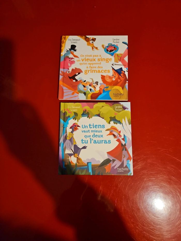 Lot de 2 livres II était un dicton
