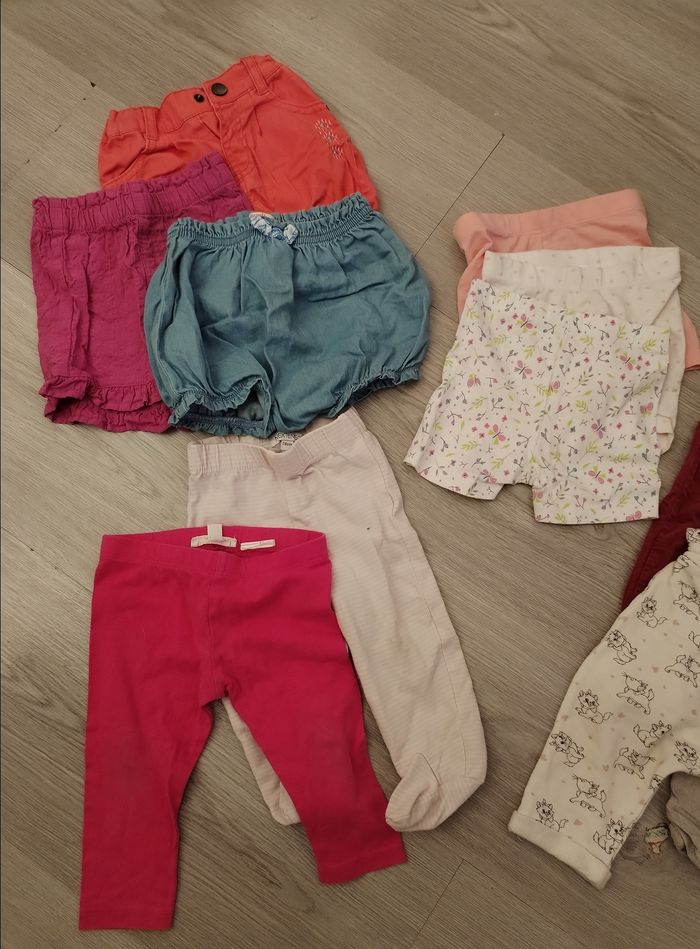 Petit lot pantalon printemps/été fille - photo numéro 2