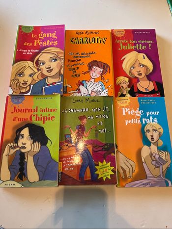 Lot de 6 livres jeunes