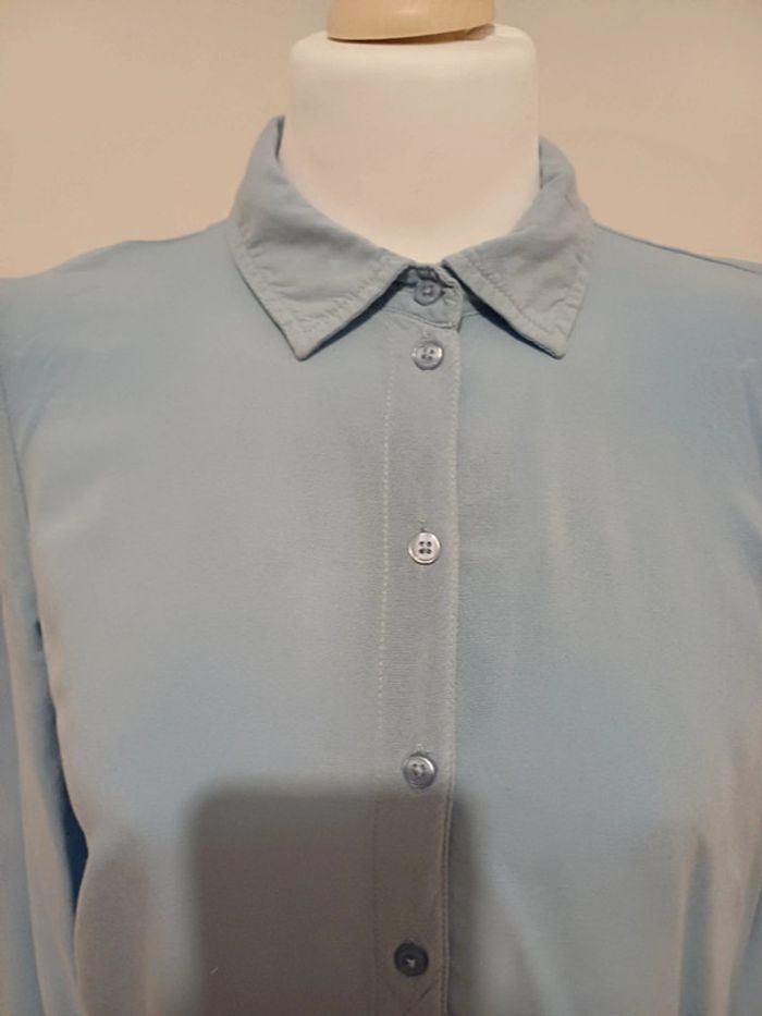 Chemise bleue claire boutonnée Jacqueline De Yong taille S 36 - photo numéro 3