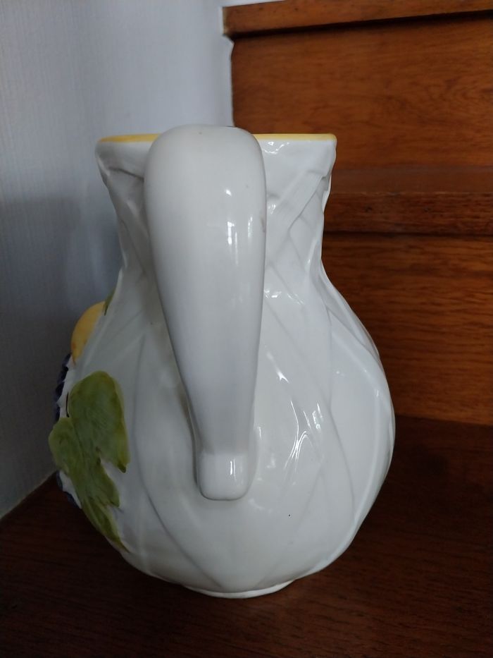 Pichet carafe vase barbotine - photo numéro 4