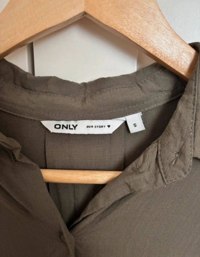 Chemise kaki à manches courtes - photo numéro 2
