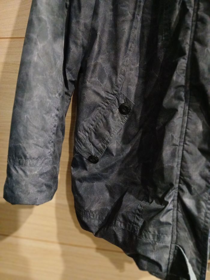 Doudoune gris foncé,  froncée au dos - photo numéro 7