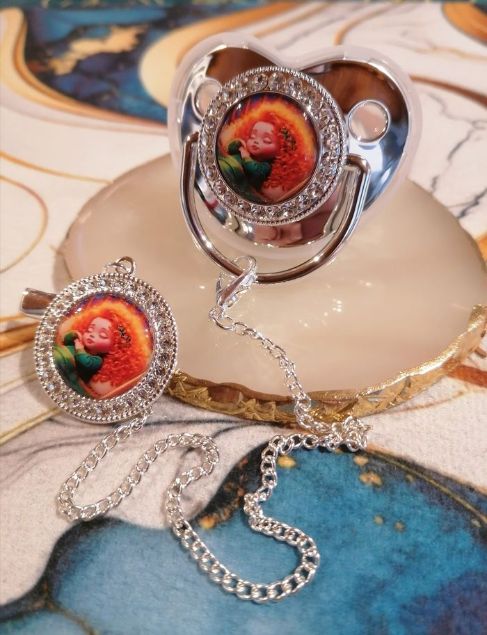 Tétine Argenté Mérida - photo numéro 2