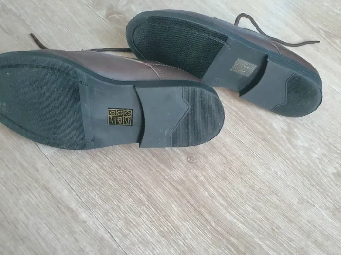 Chaussures de cérémonie marrons taille 34 - photo numéro 6